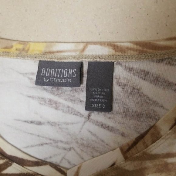 ADDITIONS BY CHICOS WOMENS TOP SHIRT SIZE 3 - Picture 2 of 7